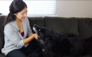 Dr. Stacee and her Dog